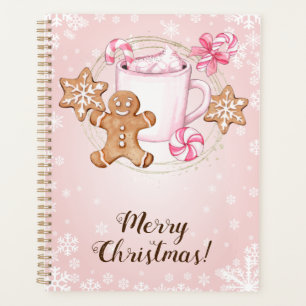Cookies und heiße Kakao Weihnachtsplaner Planer