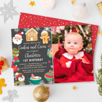 Cookies und Kakao Kinder Weihnachten Geburtstag Fo