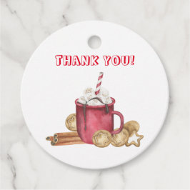 Cookies und Kakaodusche Danke Geschenkanhänger