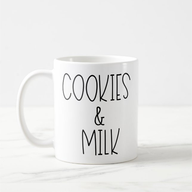 Cookies und Milch Kaffeetasse (Links)