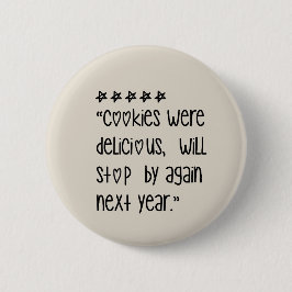 Cookies were delicious button