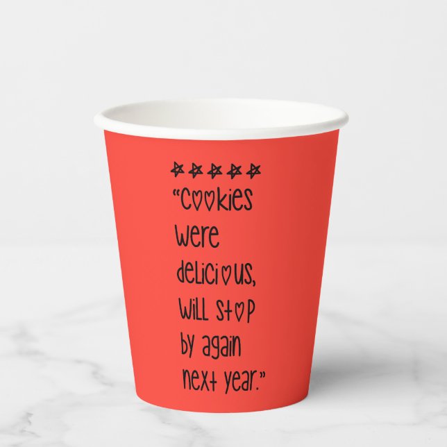 Cookies were delicious pappbecher (Vorderseite)