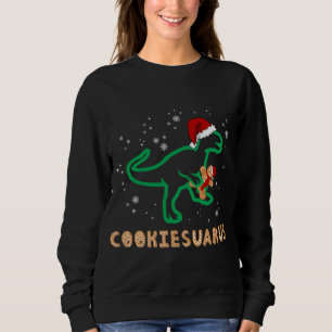 Cookiesaurus Weihnachten Dinosaurier Rex Zucker Co Sweatshirt