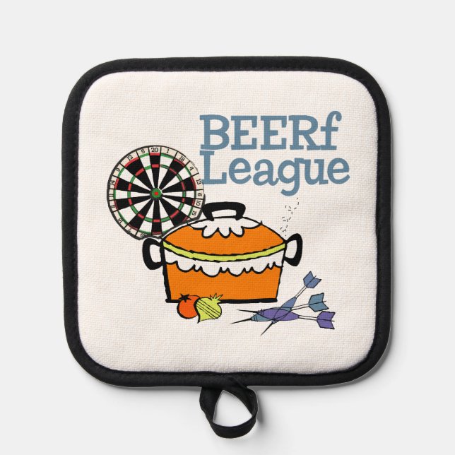 Cookin' with Darts Potholder Topflappen (Vorderseite)