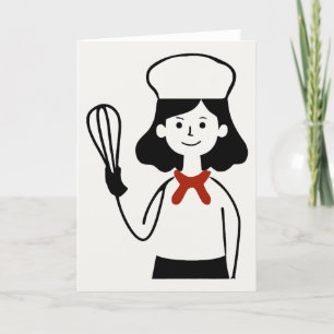 Cooking Art Card Feiertagskarte