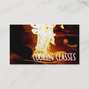 Cooking Classes Restaurant Bar Iron Koch Visitenkarte