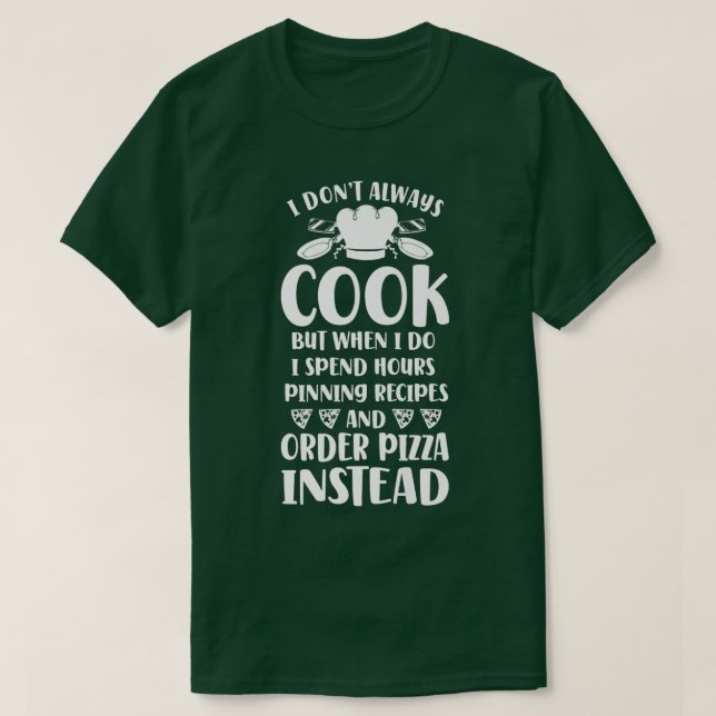 Cooking Cook Pizza Kitchen Chef  T-Shirt (Design vorne)