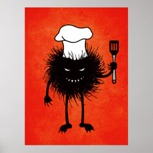 Cooking Evil Creative Halloween Poster