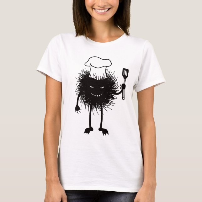 Cooking Evil Creative Halloween T-Shirt (Vorderseite)