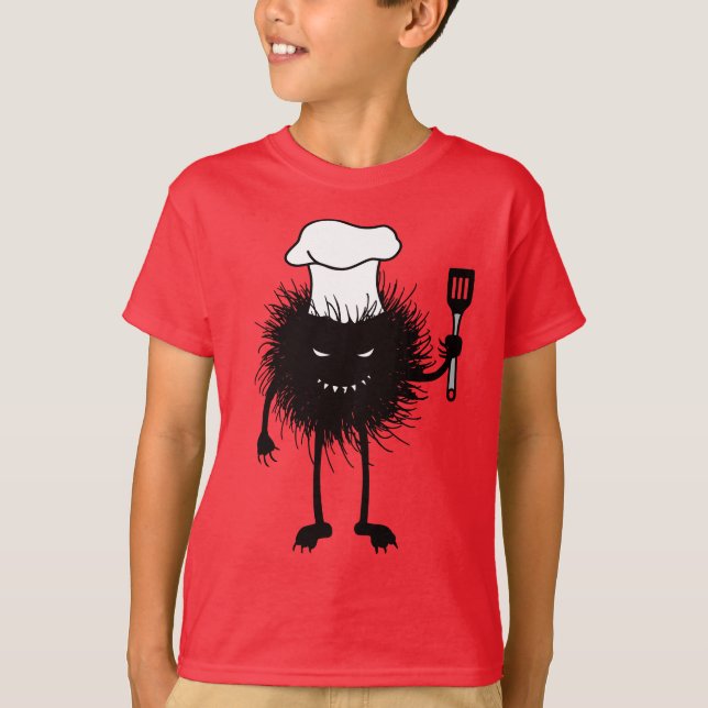 Cooking Evil Creative Halloween T-Shirt (Vorderseite)