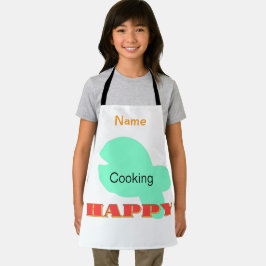 Cooking Happy Kids White personalisieren Schürze