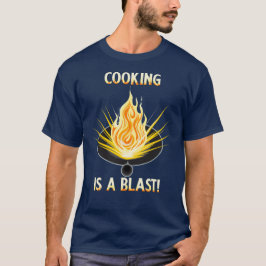 COOKING IST EIN BLAST T - Shirt Design for Men