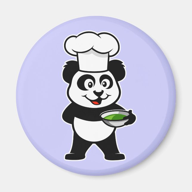 Cooking Panda Magnet (Vorne)