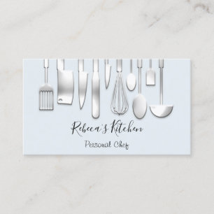 Cooking Personal Koch Restaurant Modernes Catering Visitenkarte