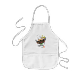 Cooking Pug Kinderschürze