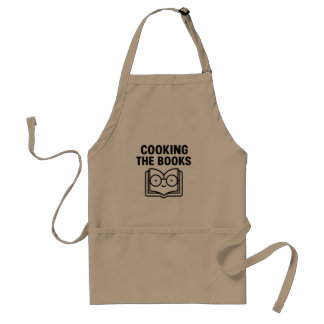 Cooking the Books - Funny Accounting Pun Apron Schürze