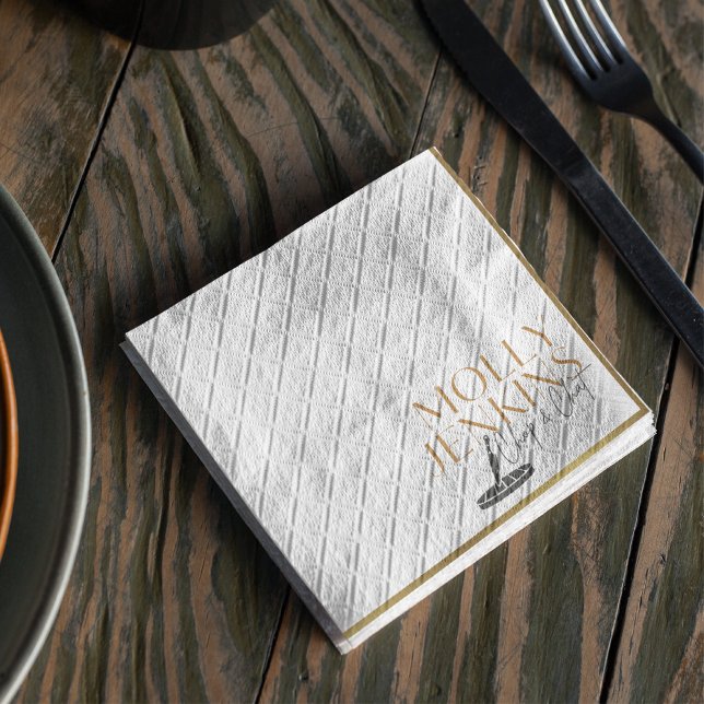 Cooking Theme Bachelorette Napkins Serviette (Von Creator hochgeladen)