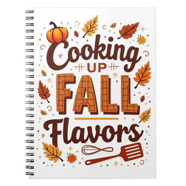 Cooking-up Fall Flavours Notizblock (Vorderseite)