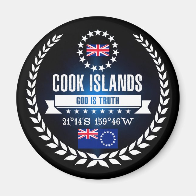 Cookinseln Magnet (Vorne)