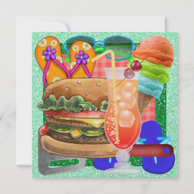 Cookout - GRILLEN! SRF Einladung (Vorderseite)