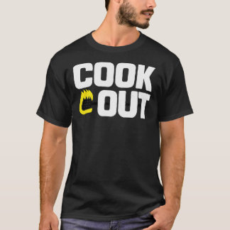 Cookout - Vintage Chalk Textur - Weiß & Amp; Blac T-Shirt