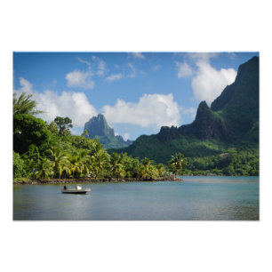 Cook's Bay, Moorea Foto drucken