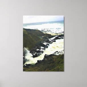 Cook's Chasm, Cape Perpetua, Oregon Coast Leinwanddruck