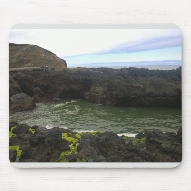 Cook's Chasm, Cape Perpetua, Oregon Mousepad (Vorne)