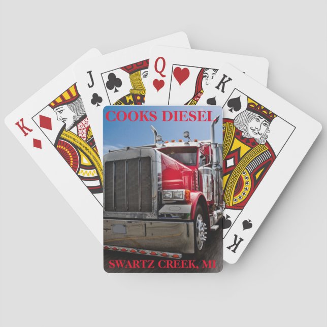 COOKS DIESEL POKER CARDS SPIELKARTEN (Rückseite)