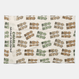 Cooks It Good Personalized Geschirrtuch