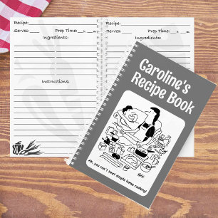 Cooks Personalisiertes Rezept-Notebook Notizbuch