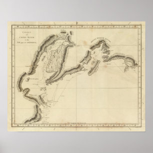 Cooks River, Alaska Poster