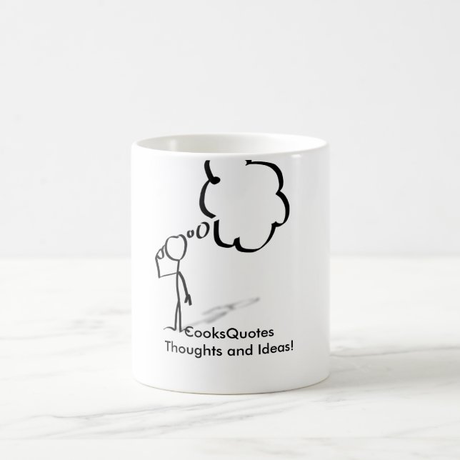 CooksQuote Gedanken und Ideen! Kaffeetasse (Mittel)