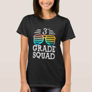 Cool 3rd Grade Squad Team Back To School Graduatio T-Shirt