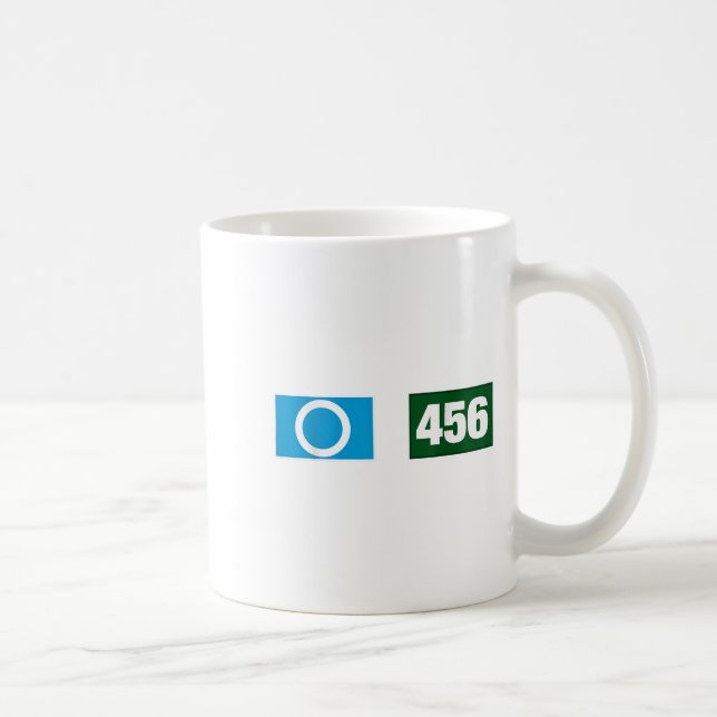 Cool 456 Code-Nummer O Say Yes Illustration Graphi Kaffeetasse (Rechts)
