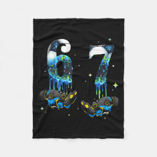Cool 67 Six Seven Meme Fußball Drip Jungen K Fleecedecke