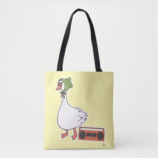 Cool 80er Bonnet Funny Kitchen GänseCartoon (Vorderseite)