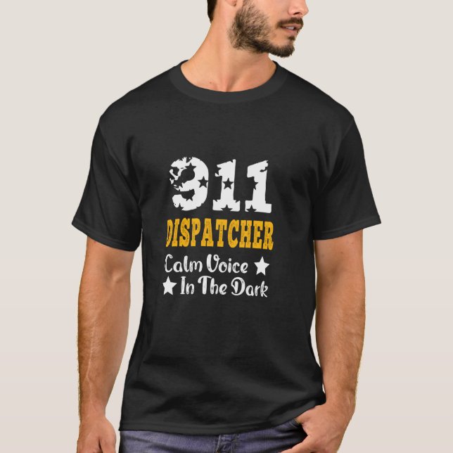 Cool 911 Dispatcher beruhigen die Stimme in der Ap T-Shirt (Vorderseite)
