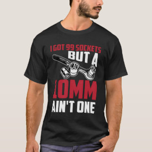 Cool 99 Sockel 10 Mm keine sonnige Autogarage T-Shirt