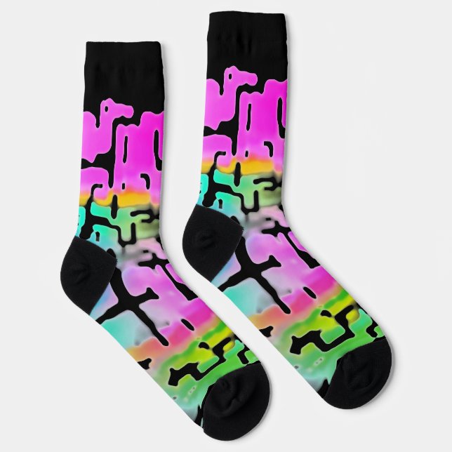 Cool Abstrakt Socken (Rechts)