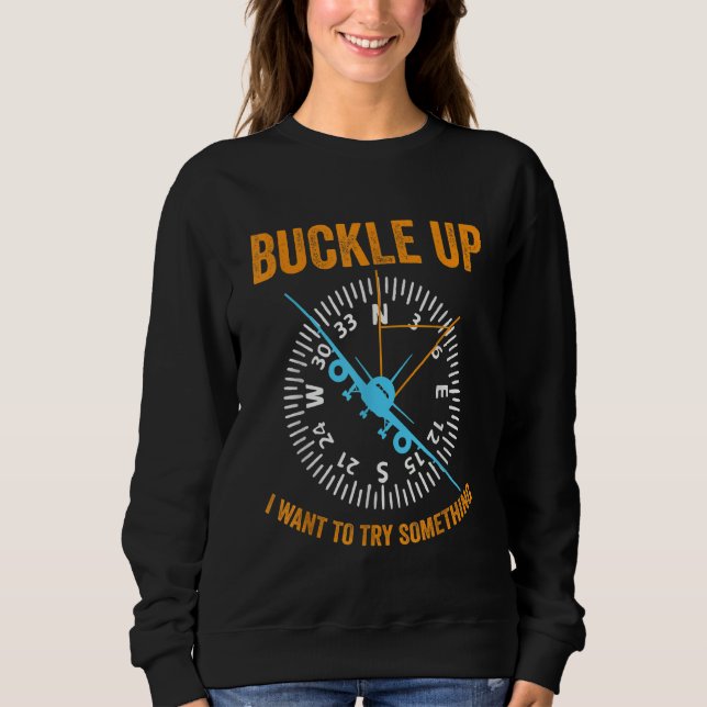 Cool Aerospace Engineering Lifestyle Airplane Pilo Sweatshirt (Vorderseite)