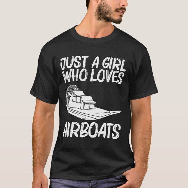 Cool Airboat Gift For Girls Mom Airboat Racing Air T-Shirt (Vorderseite)
