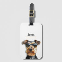 Cool Airedale Terrier "James Custom"