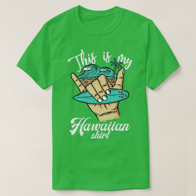 Cool Aloha Hawaii für Männer Frauen Jungen Das ist T-Shirt (Design vorne)
