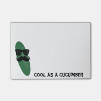 Cool als ein Gurken-Post-Itanmerkungen