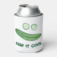 Cool als Gurke "Behalt es COOL" Funny Watercolor