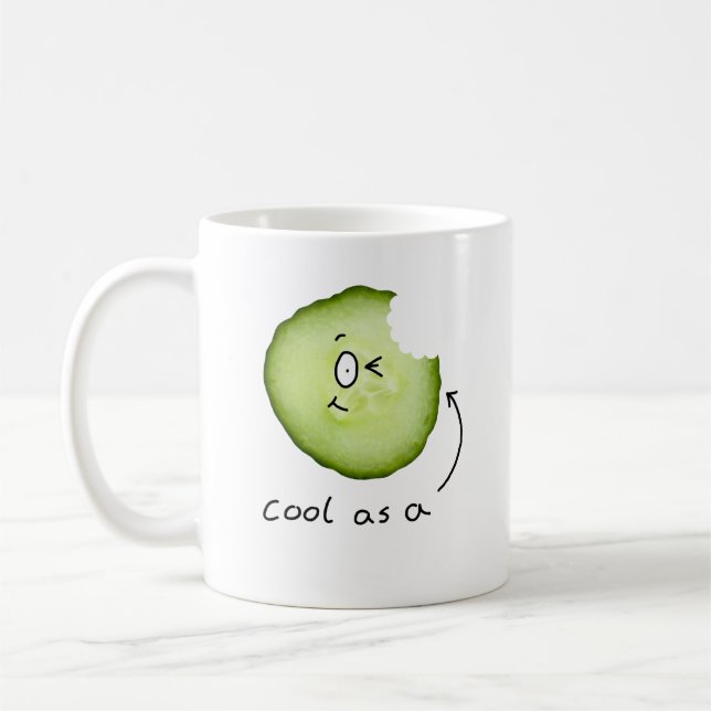 cool als Gurkenrolle Tasse (Links)
