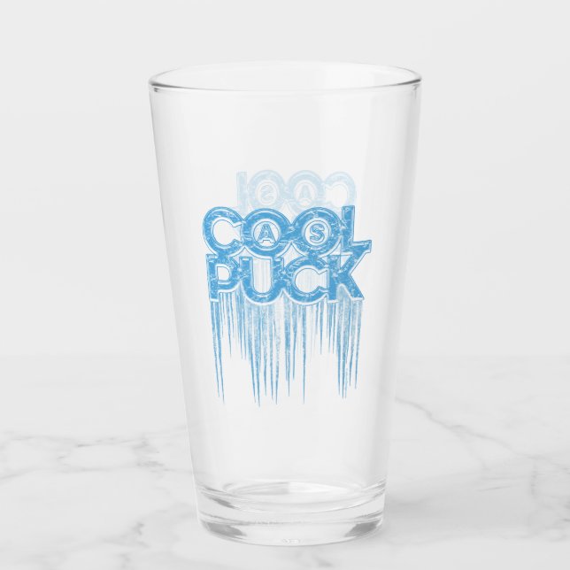 Cool als Puck Glas (Vorderseite)