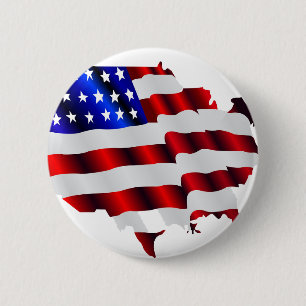 Cool Amerika, USA, SAD-Flagge, Sochi games Button
