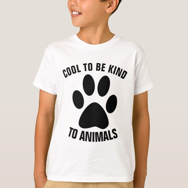 COOL AN TIERE KIND T - Shirt (Vorderseite)